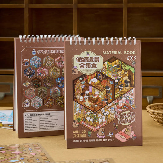 Mini Scene Stickers - 40 Pieces