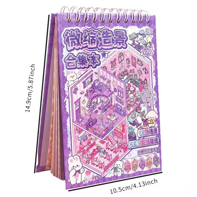 Mini-autocollants Scènes - 30 pièces