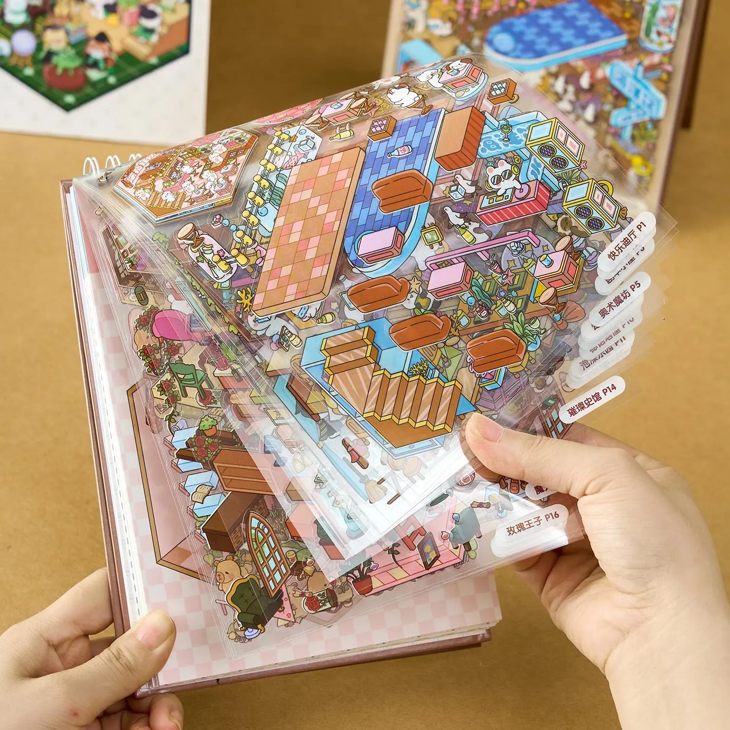 Mini Scene Stickers - 40 Pieces
